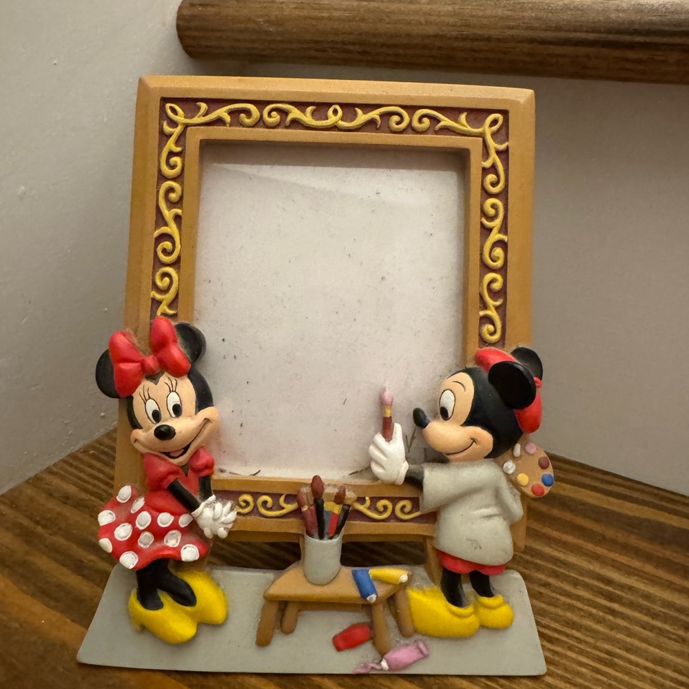 Disney Mickey and Minnie Artist Picture Frame